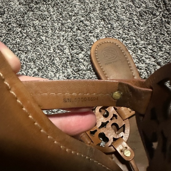 Tory Burch Miller Sandals in Vintage Vachetta Size 7.5 - Picture 11 of 12